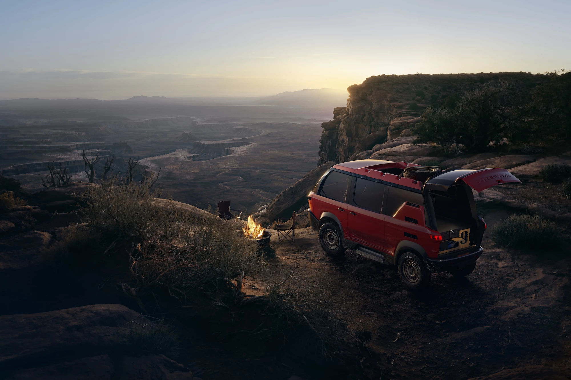 The idea behind the Adventure 1 is to find, explore and camp in outdoor spaces that might be hard to reach for even Jeep Wranglers and Ford Broncos (so long as they're within the very limited 100-mile roundtrip range)