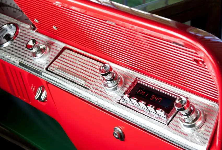 The RetroSound Model Two installed in a Chevy Impala