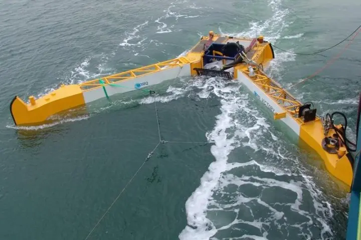 Koseq's Victory Oil Sweeper is one of ten technologies competing in the Wendy Schmidt Oil Cleanup X CHALLENGE (Photo: Koseq)