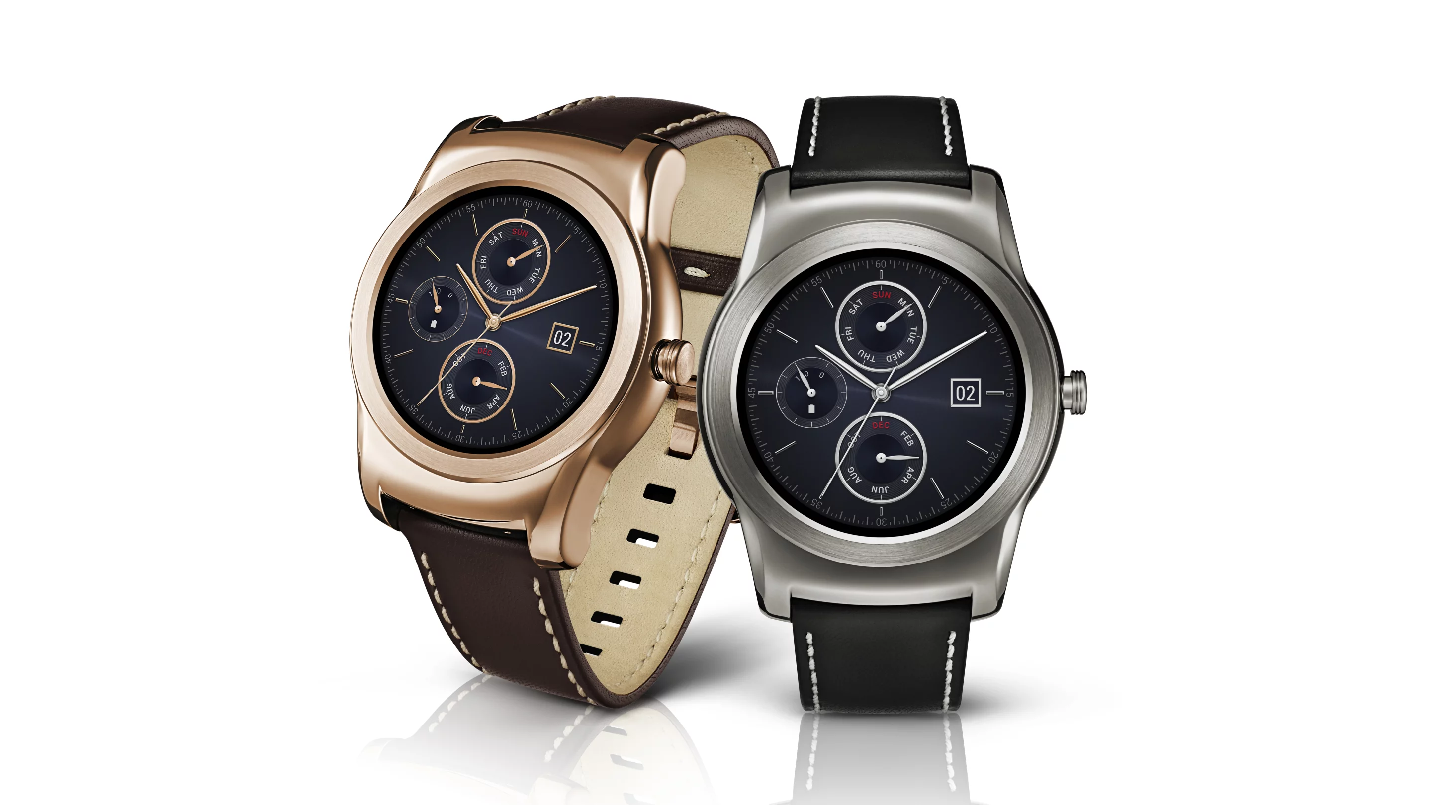 LG will offer the Watch Urbane in gold and silver models, both with leather bands