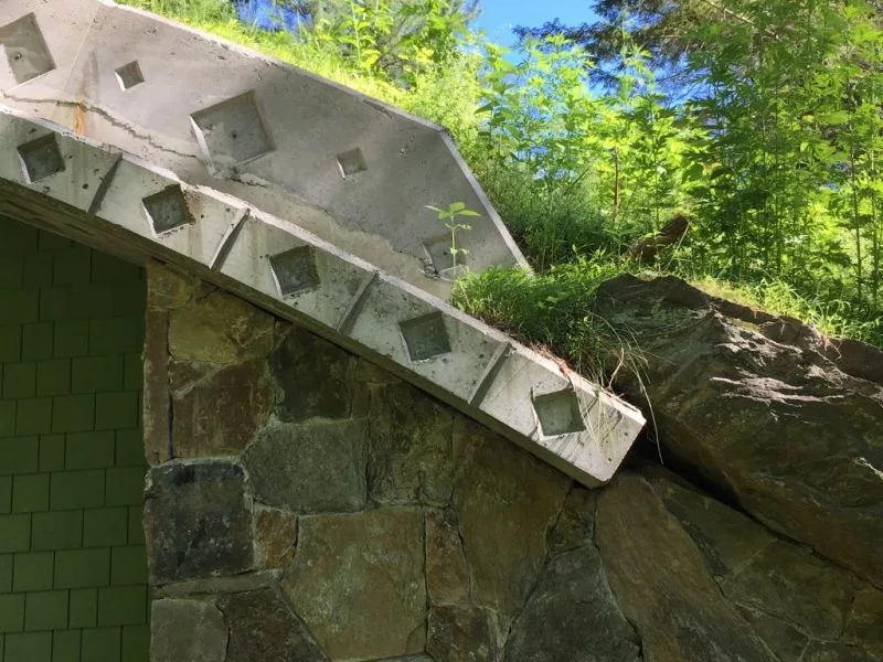 Hobbit Hollow's insulation is rated as R-60 in the roof and R-50 on the sidewalls