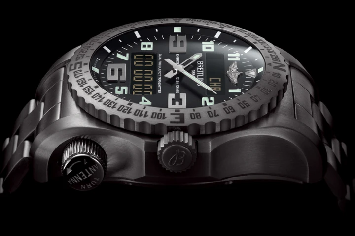 The Breitling Emergency 2 watch has a built-in rescue beacon