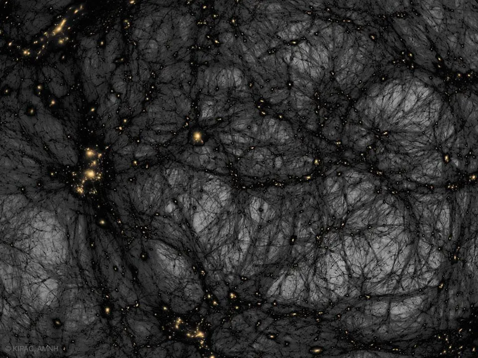 Dark matter is believed to be responsible for the large-scale structure of the universe we see today