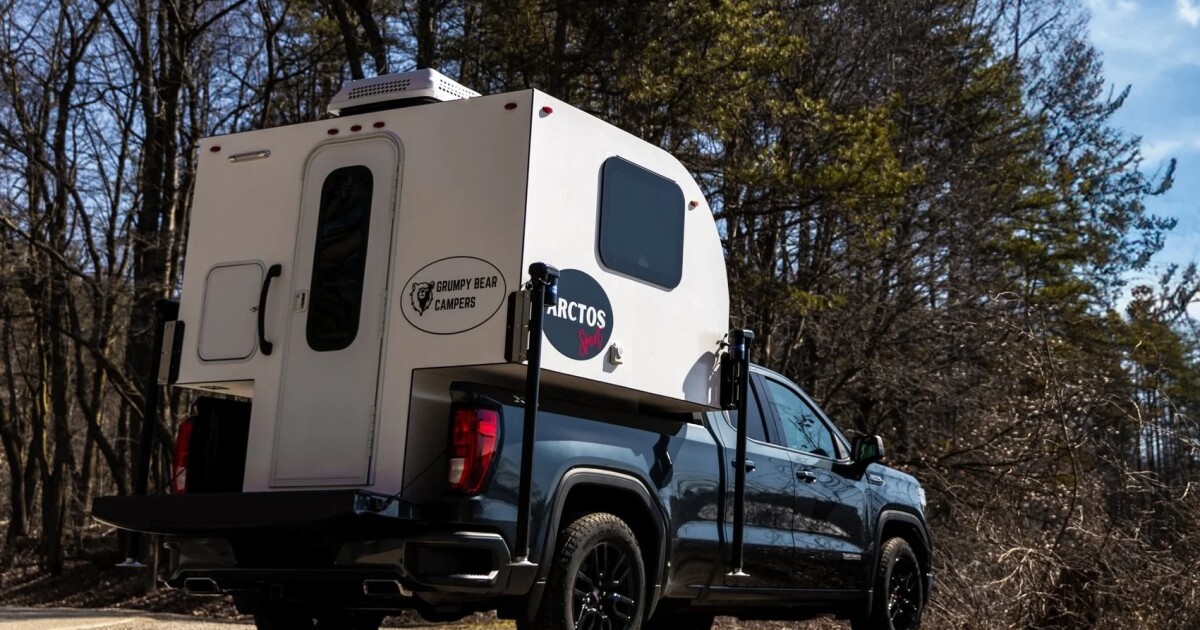 700-lb teardrop-toadstool truck camper starts at just ,000 700-lb teardrop-toadstool truck camper starts at just ,000
