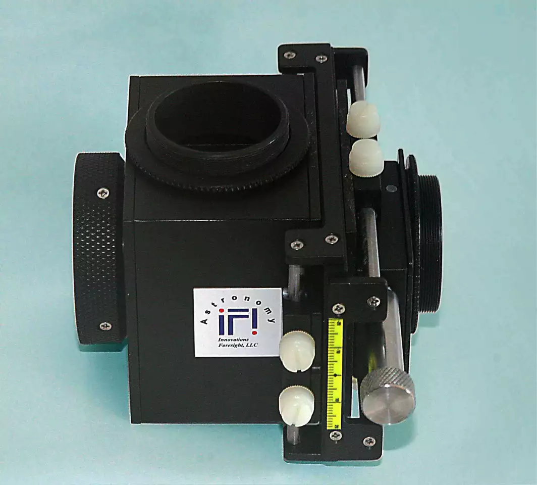 The Innovations Foresight ONAG showing the guiding camera adjustments on the right