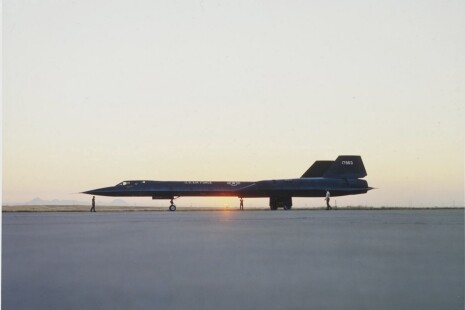 SR-71 on the ground