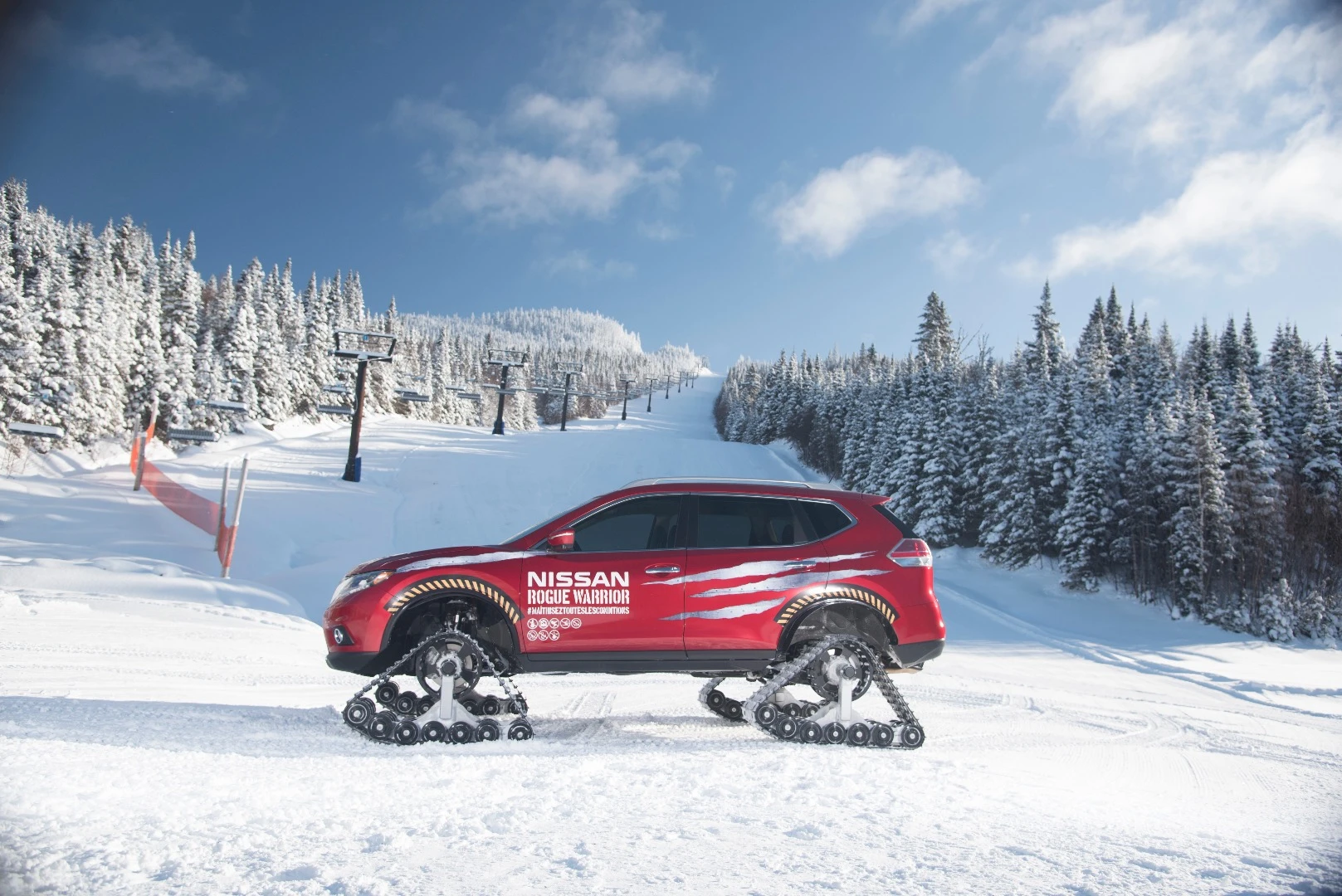 The Rogue Warrior is a marketing tool highlighting Nissan's crossover line