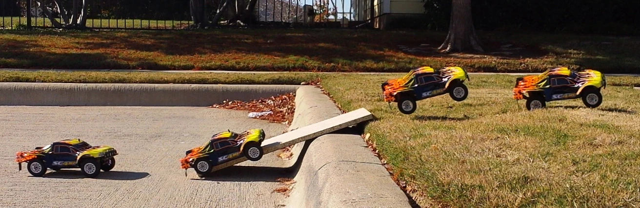 The Dromida cars may not be the most powerful R/C vehicles on the market, but the main selling points here are really their price and ease-of-use