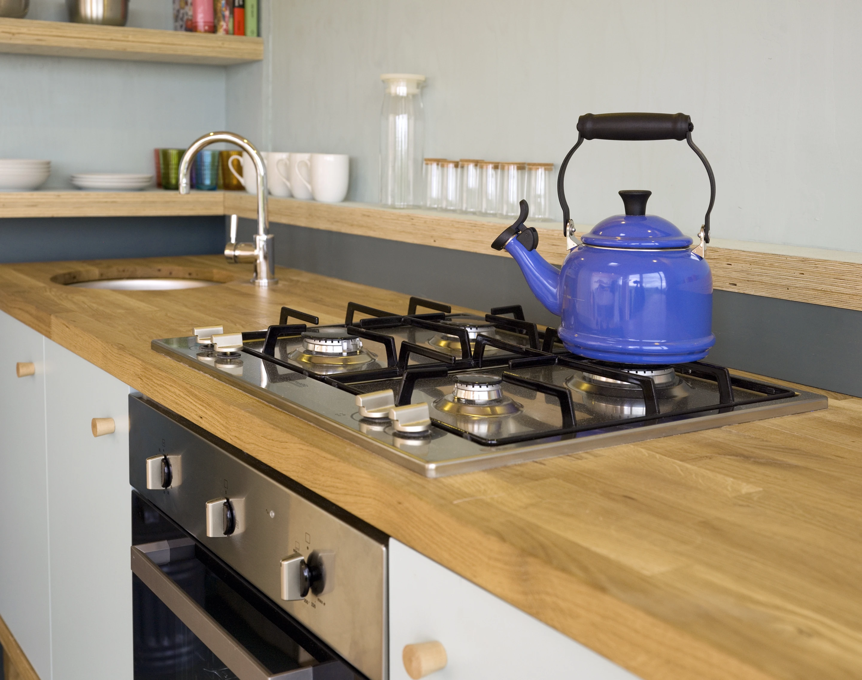 The kitchen unit in the Brockloch Bothy holiday home (Photo: Echo)