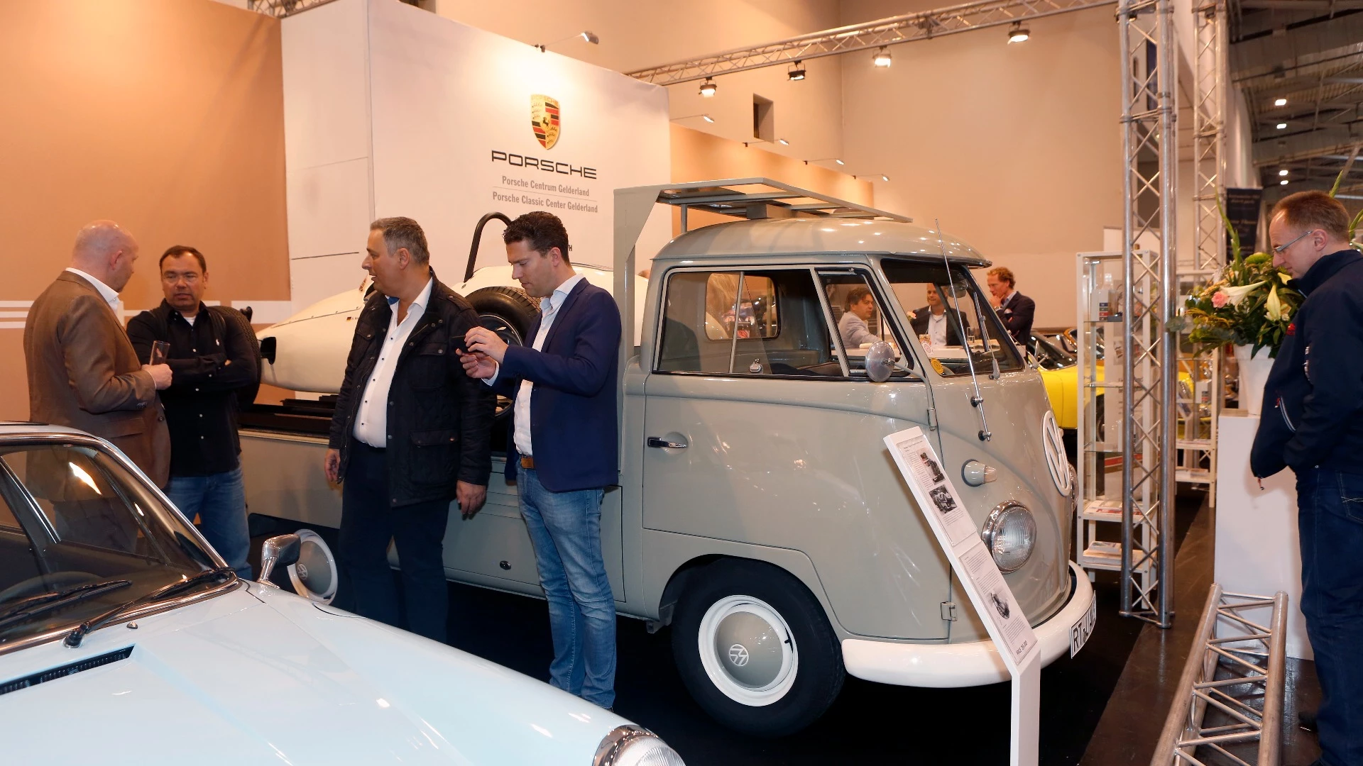 One of the many interesting vehicles at Techno-Classica in 2016 was the above Volkswagen flatbed T2 along with one of the prototypes of the racing car which came from the same family - the Formula Vee. It was for sale on the show floor for €295,000, though it also came with the racing car and had been authenticated as one of the original transporters which hauled around the Formula Vee cars in the infancy of that series.