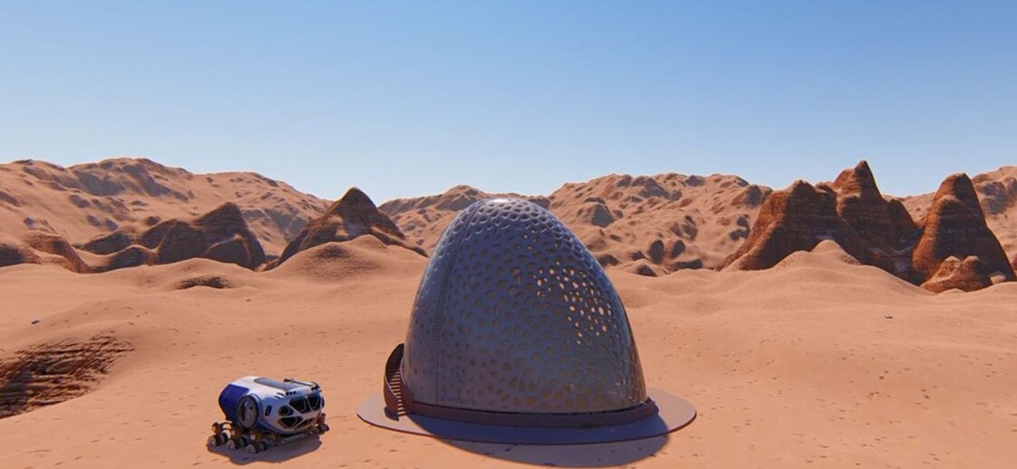 Team Kahn-Yates of Jackson, Mississippi, is the third-place winner in NASA’s 3D-Printed Habitat Challenge, Phase 3: Level 1 competition