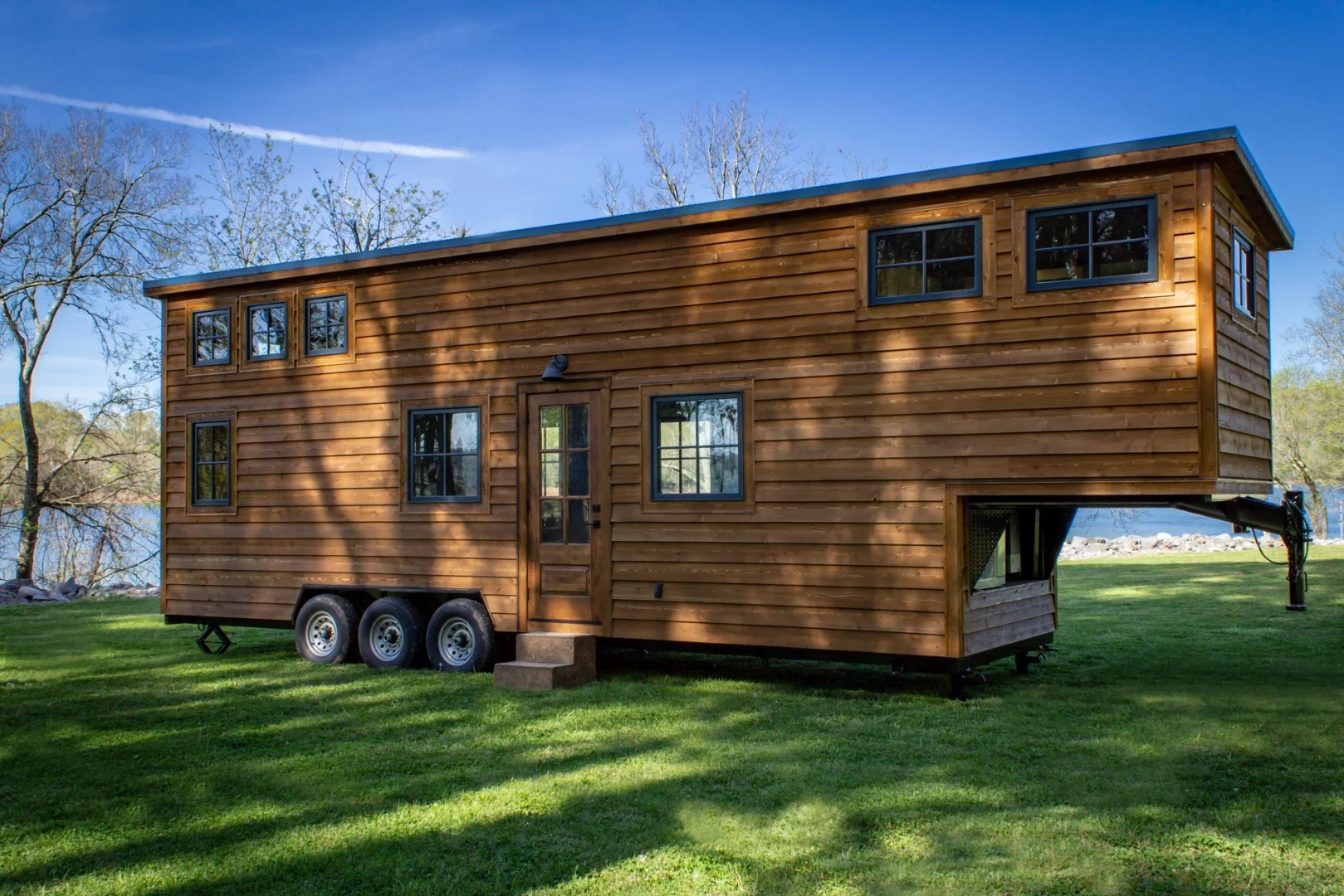 Timbercraft Tiny Homes, the firm behind the Retreat and Ridgewood models, recently completed a new tiny house called the Cedar House