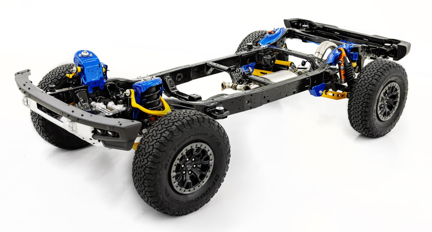 Ford Performance has upgraded the chassis for added strength and