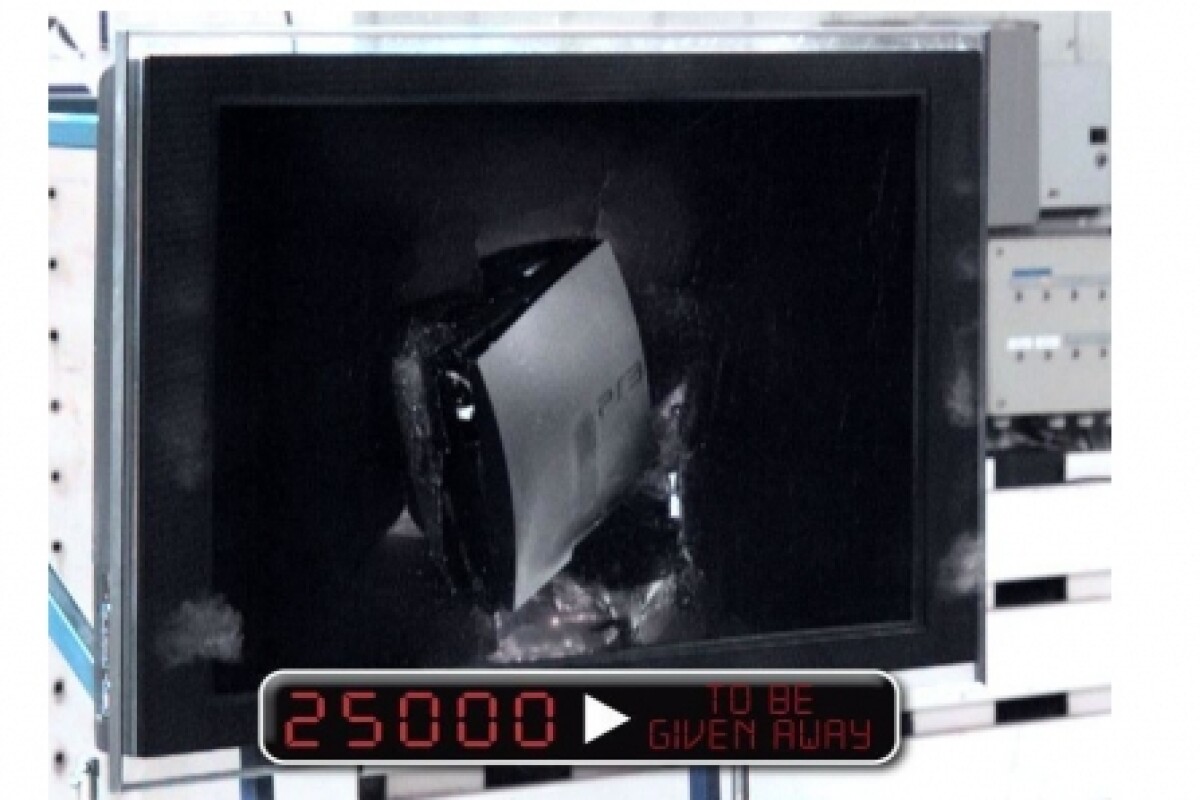 VIDEO Sony crash tests PS3 into Bravia LCD TV at 50mph