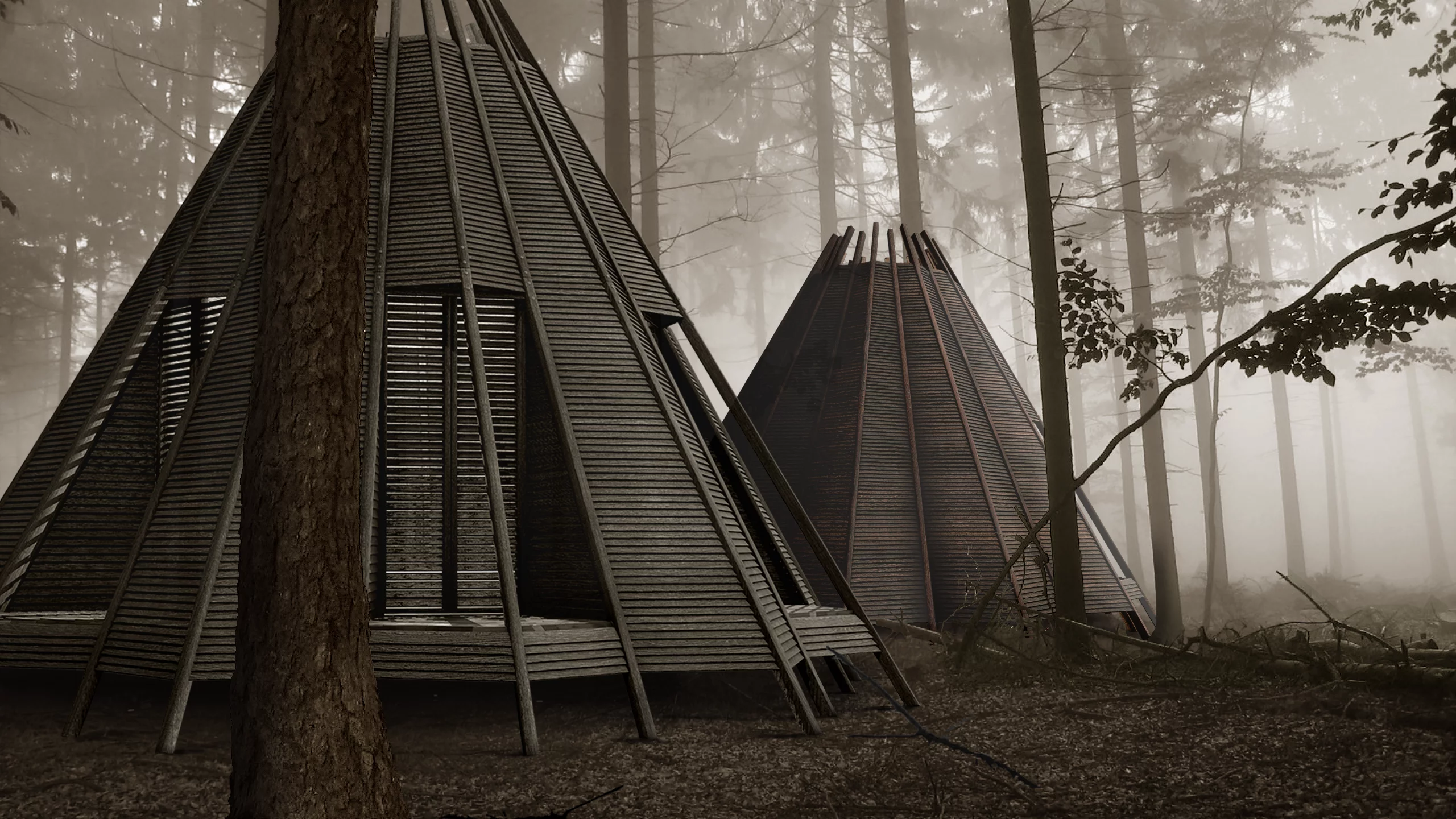 Native American tribes long used the wigwam as a semi-permanent shelter, and similarly-shaped structures still serve as home for some African tribes