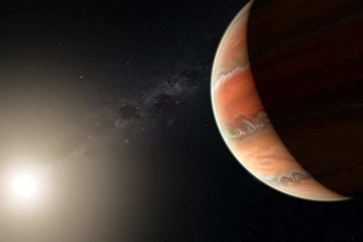Astronomers have detected titanium oxide in the atmosphere of the "hot Jupiter" exoplanet, WASP-19b