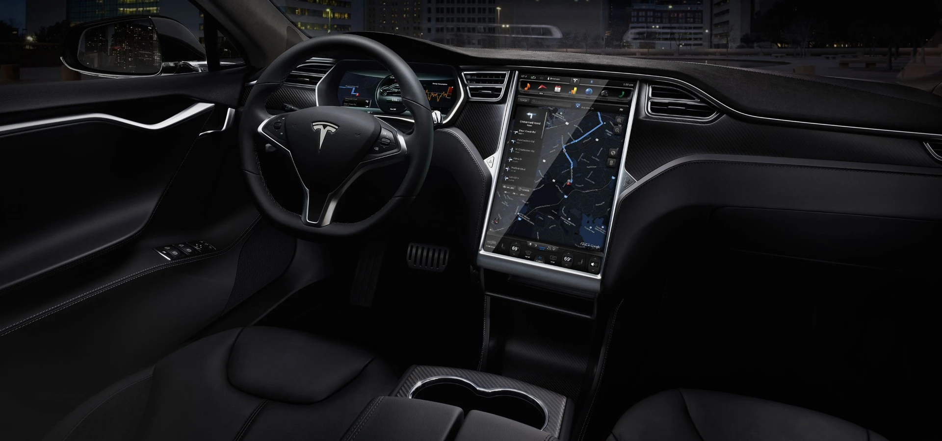 This Tesla display is relatively secure, yet other manufacturers were not so lucky in recent months as security researchers exploit their RF systems and the UConnect infotainment system