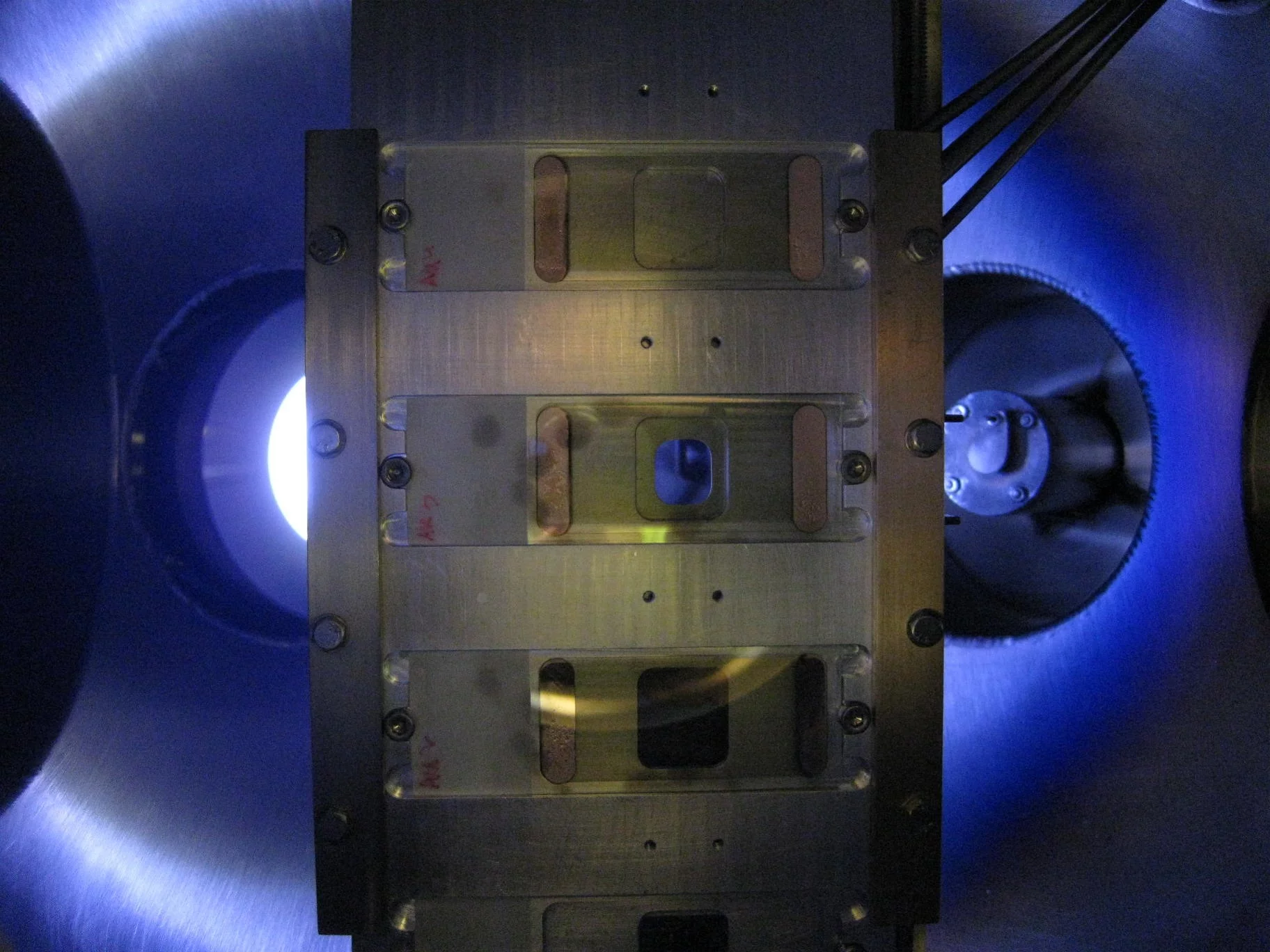 EnSol's film being applied inside a deposition chamber