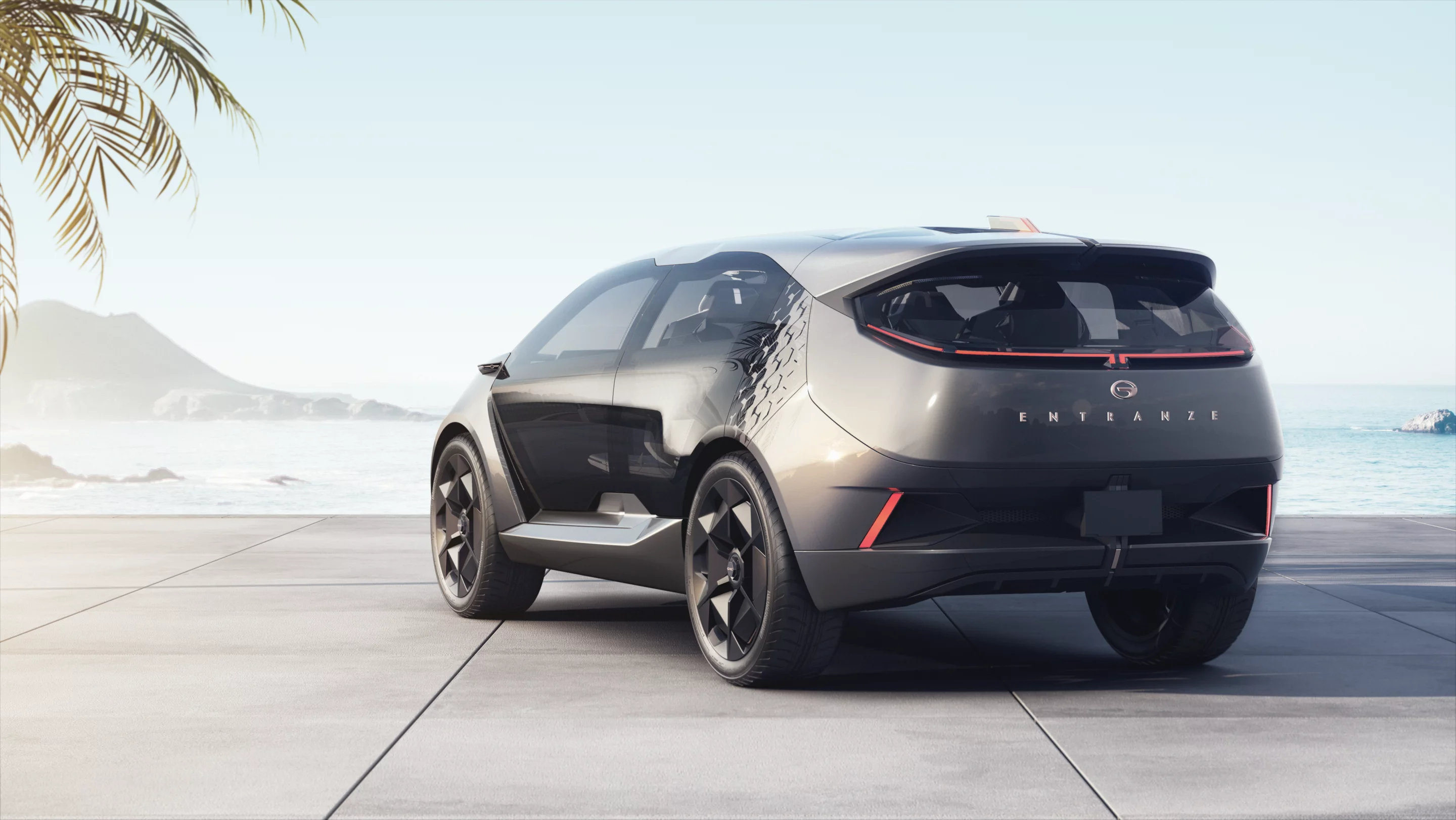 The Entranze EV concept is an electric vehicle, powered by batteries, and as sustainably produced as possible
