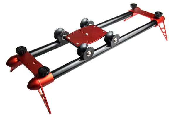 As with other sliders, the Red Rocket allows the camera to be pushed along while recording, for obtaining butter-smooth tracking shots