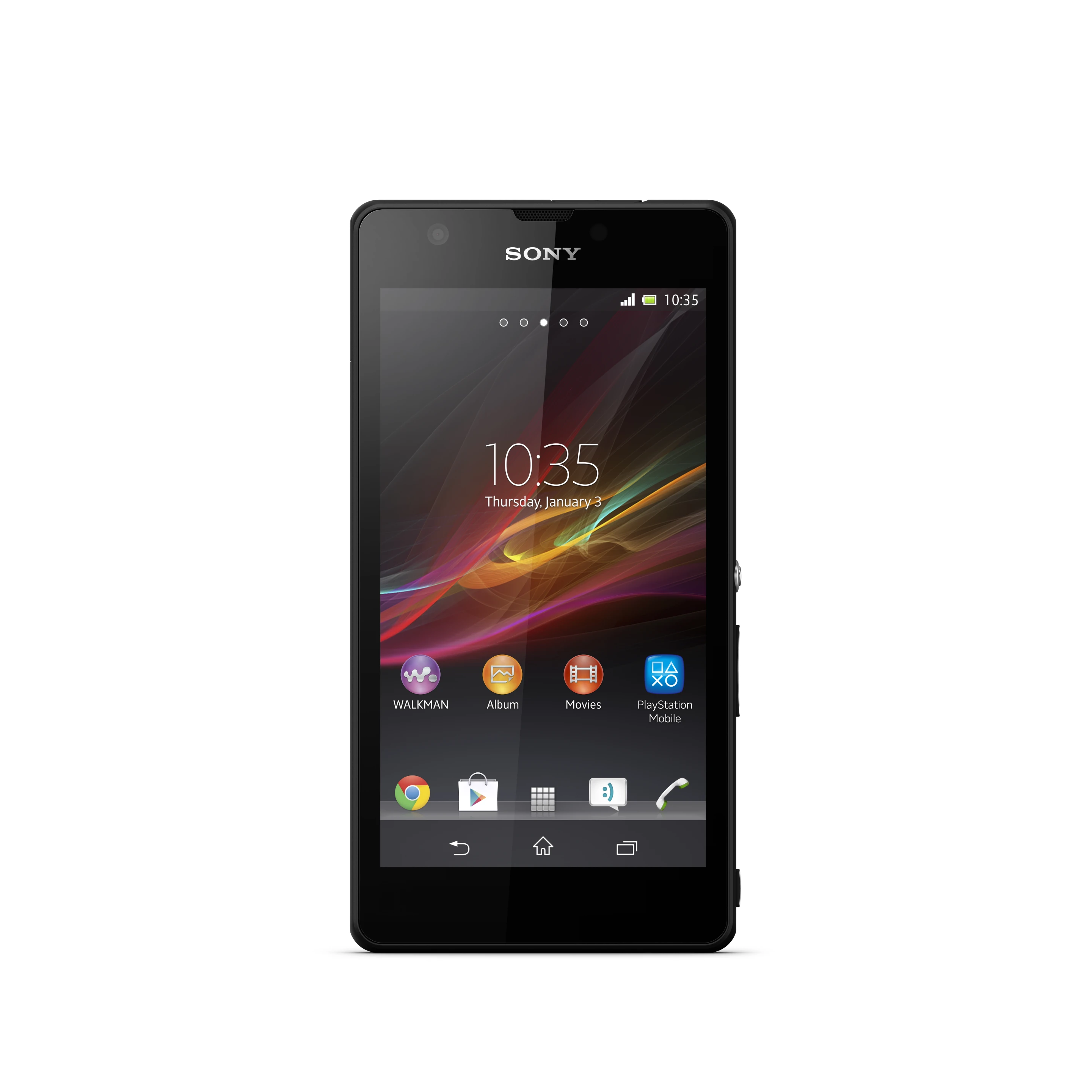 Xperia ZR's OptiContrast panel reduces reflections even in bright sunlight
