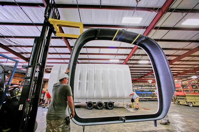 The AMIE building is made with energy efficient modified atmosphere insulation (MAI) panels