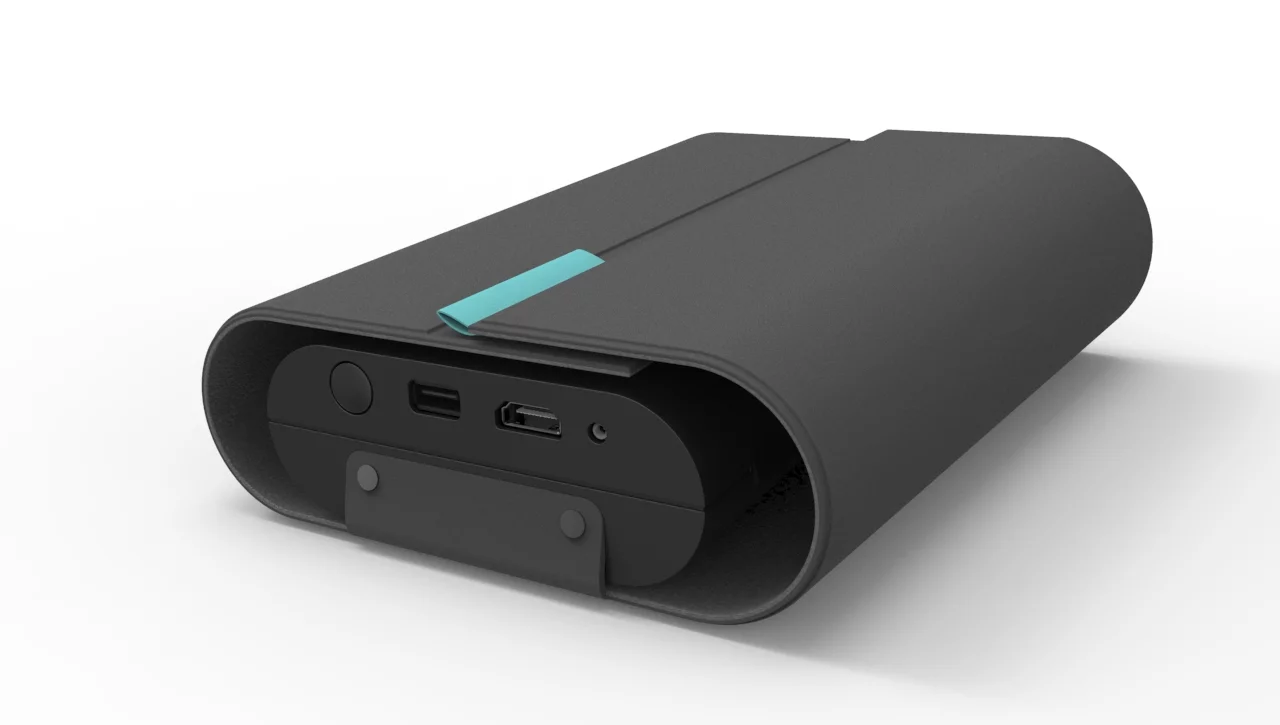 When folded, the SPUD will be about the size of an Apple TV, or a really chunky smartphone