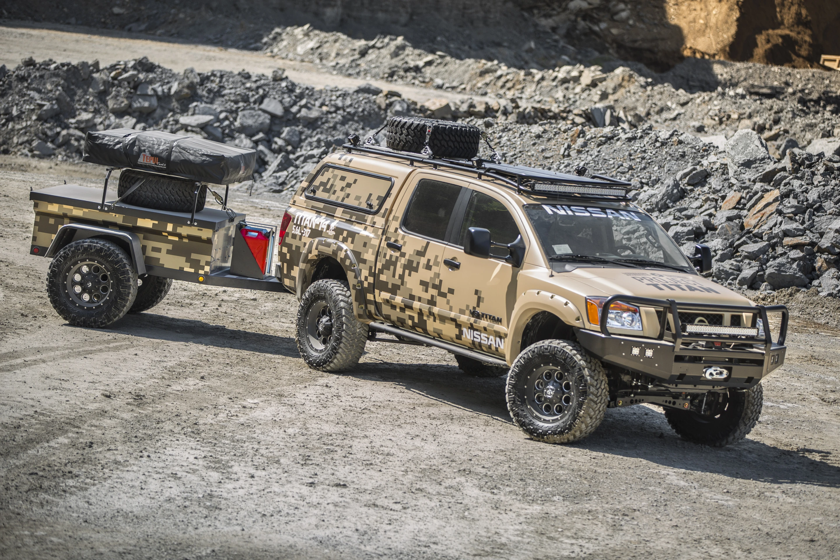 With the help of a few Facebook friends, Nissan developed the rugged, military-styled Project Titan truck