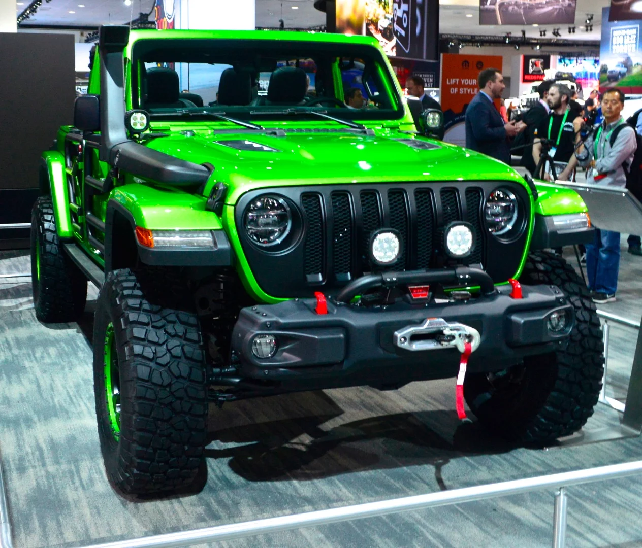 Mopar also customized out an all-new Wrangler Rubicon four-door