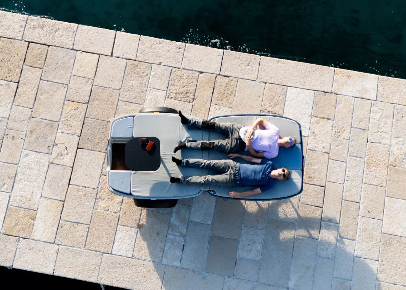 Certainly more comfortable than a blanket on the ground