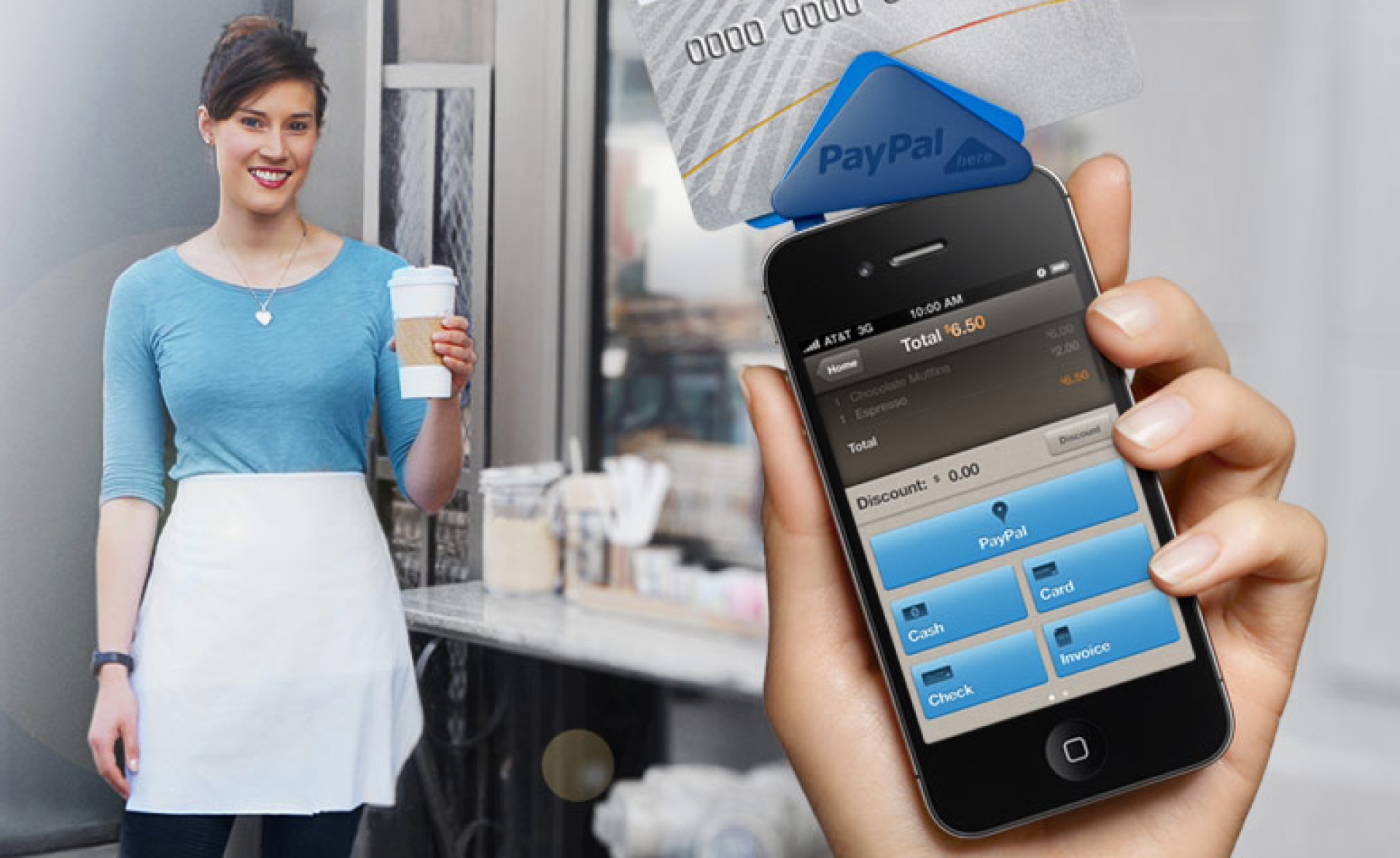 PayPal launches "Here" smartphone card reader