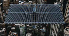 Like a flying set of venetian blinds, Volerian's aircraft designs are built around the idea of oscillating flappy wings sandwiched inside specially shaped ducts