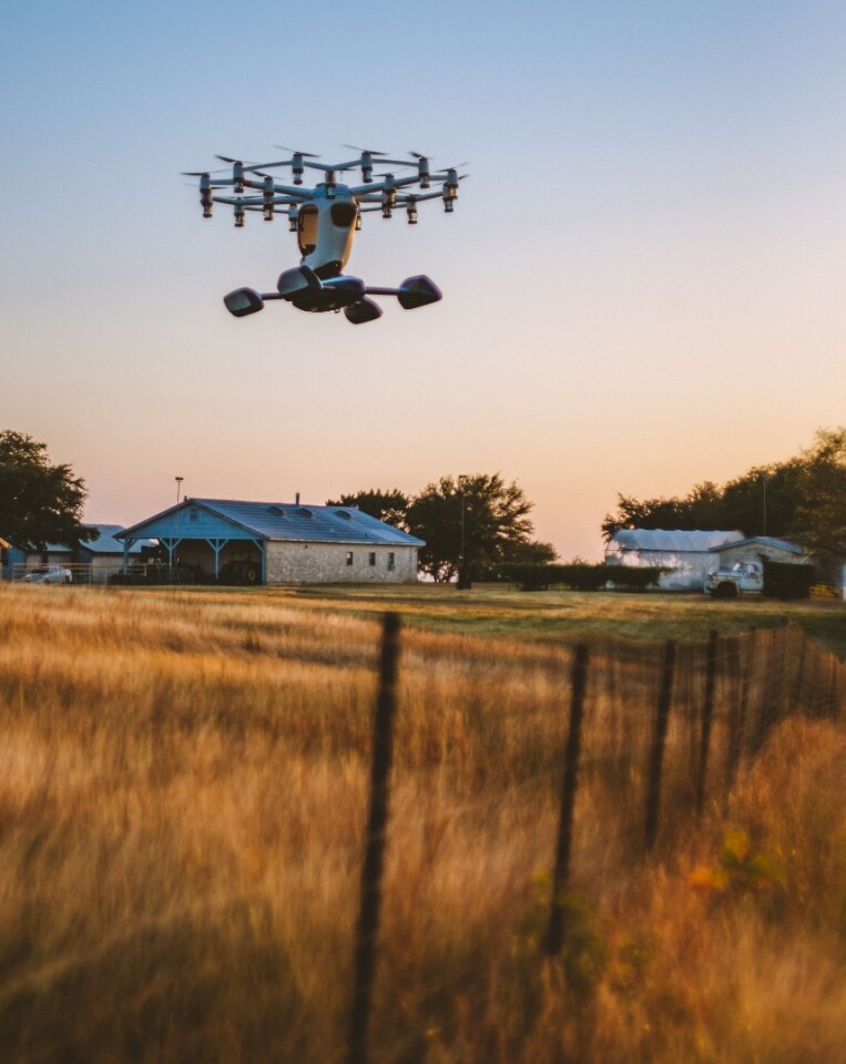The Hexa in unmanned flight testing