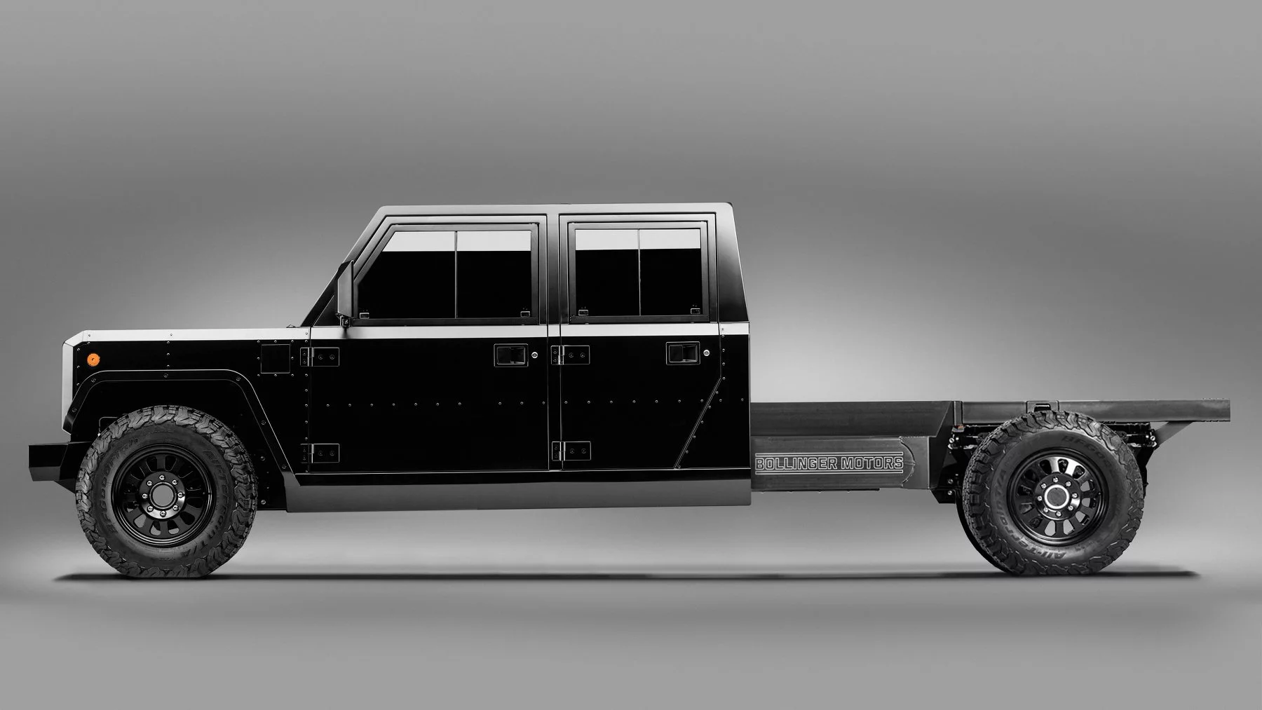 Bollinger Motors B2CC four-door chassis cab