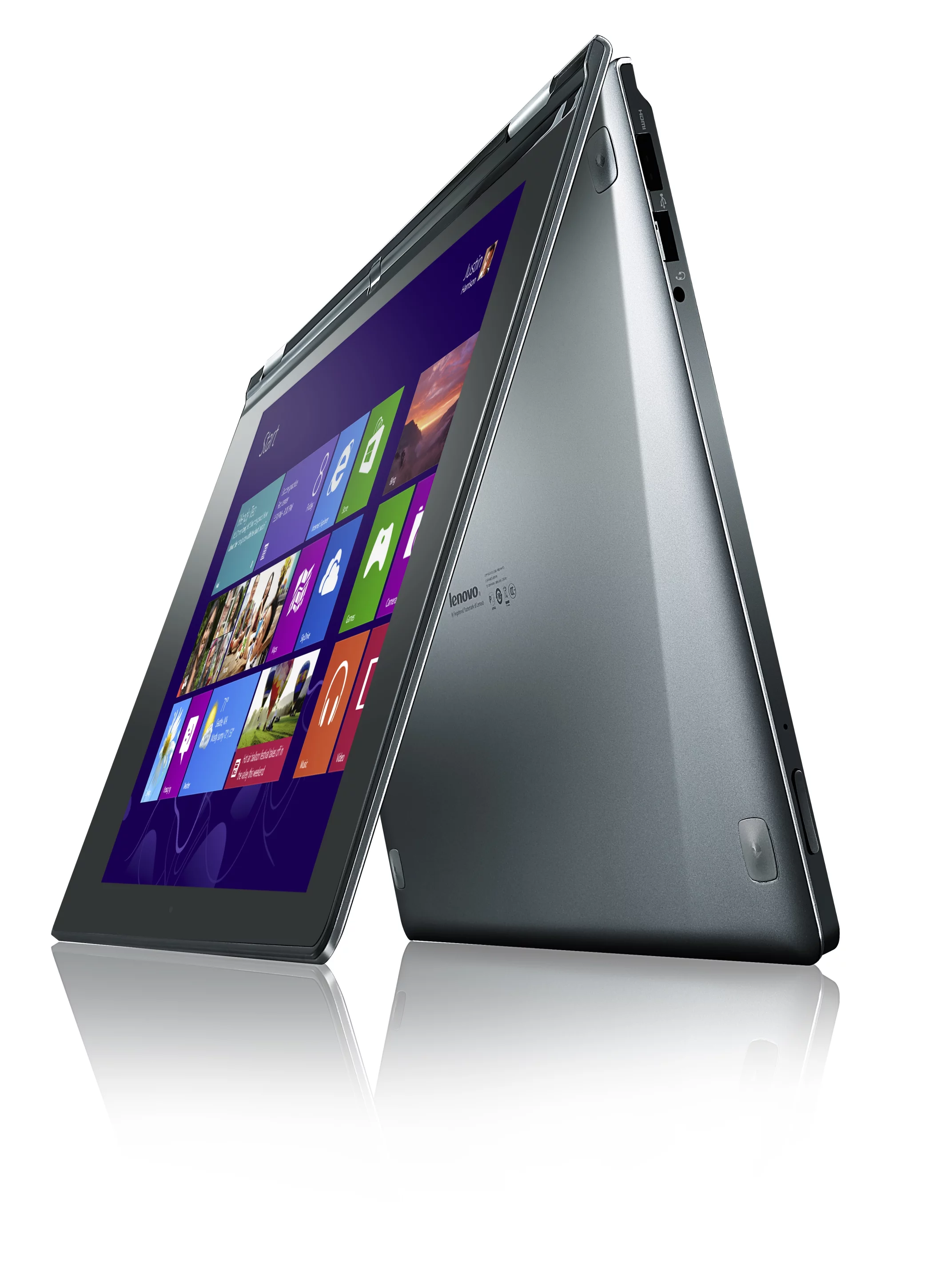 Lenovo's YOGA convertible in tent mode