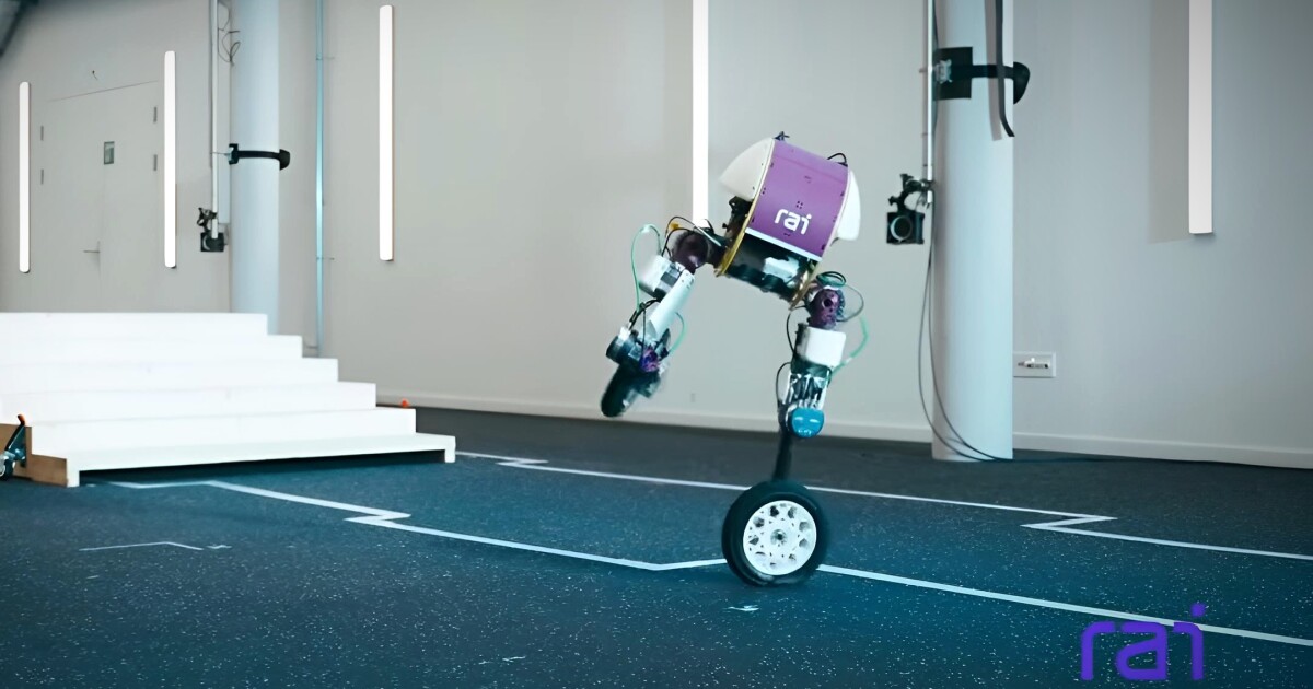 Robotic legs dance, climb stairs in Roadrunner demo