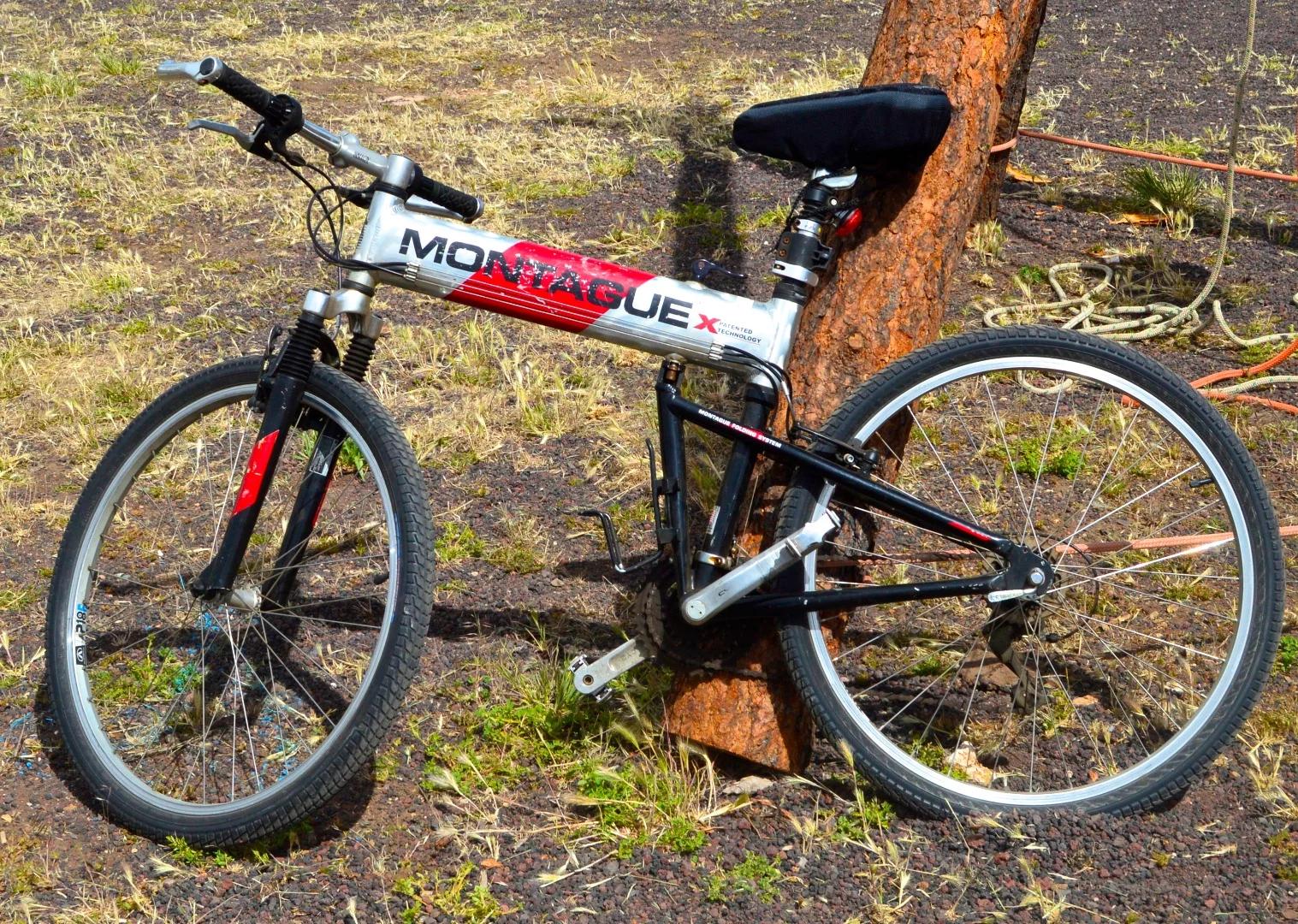 An interesting option for the fitness-friendly overlanding set, Montague makes rugged folding bikes for mountain and street