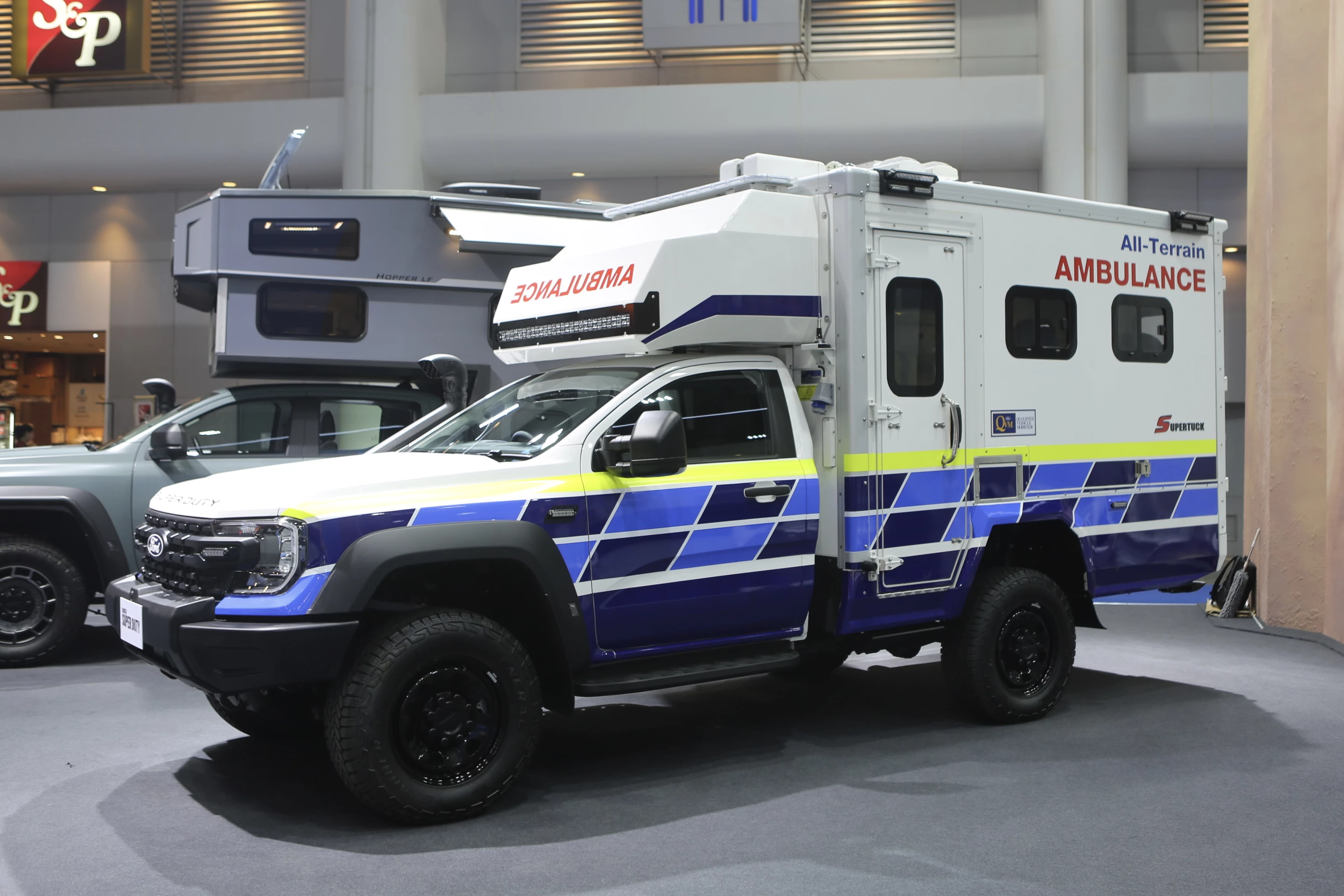 This rugged all-terrain ambulance capitalizes on the new Ford Super Duty's uprated payload