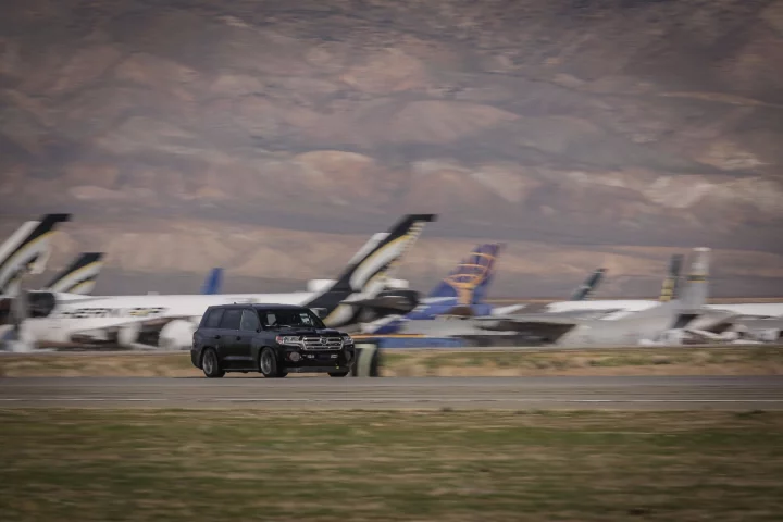The Land Speed Cruiser tops 230 mph, and Toyota believes it could have gone faster with more pavement