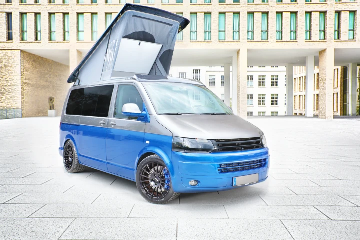 The all new SpaceCamper TH5 is powered by a Porsche engine and billed as the world's fastest camper (Photo: SpaceCamper)