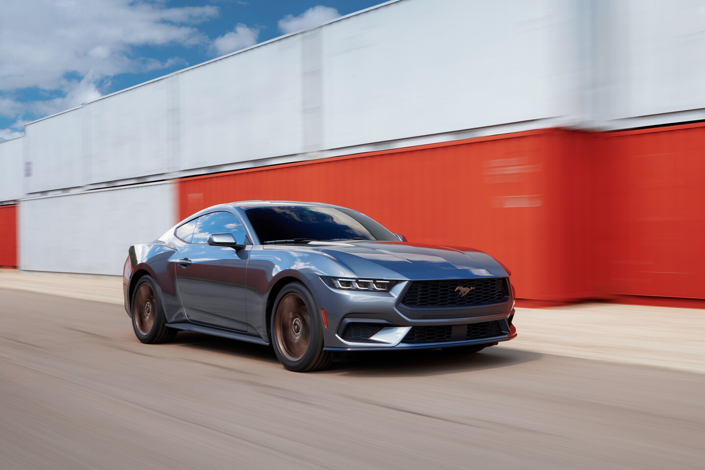New Ford Mustang goes sideways with Unreal digital & electro drifting