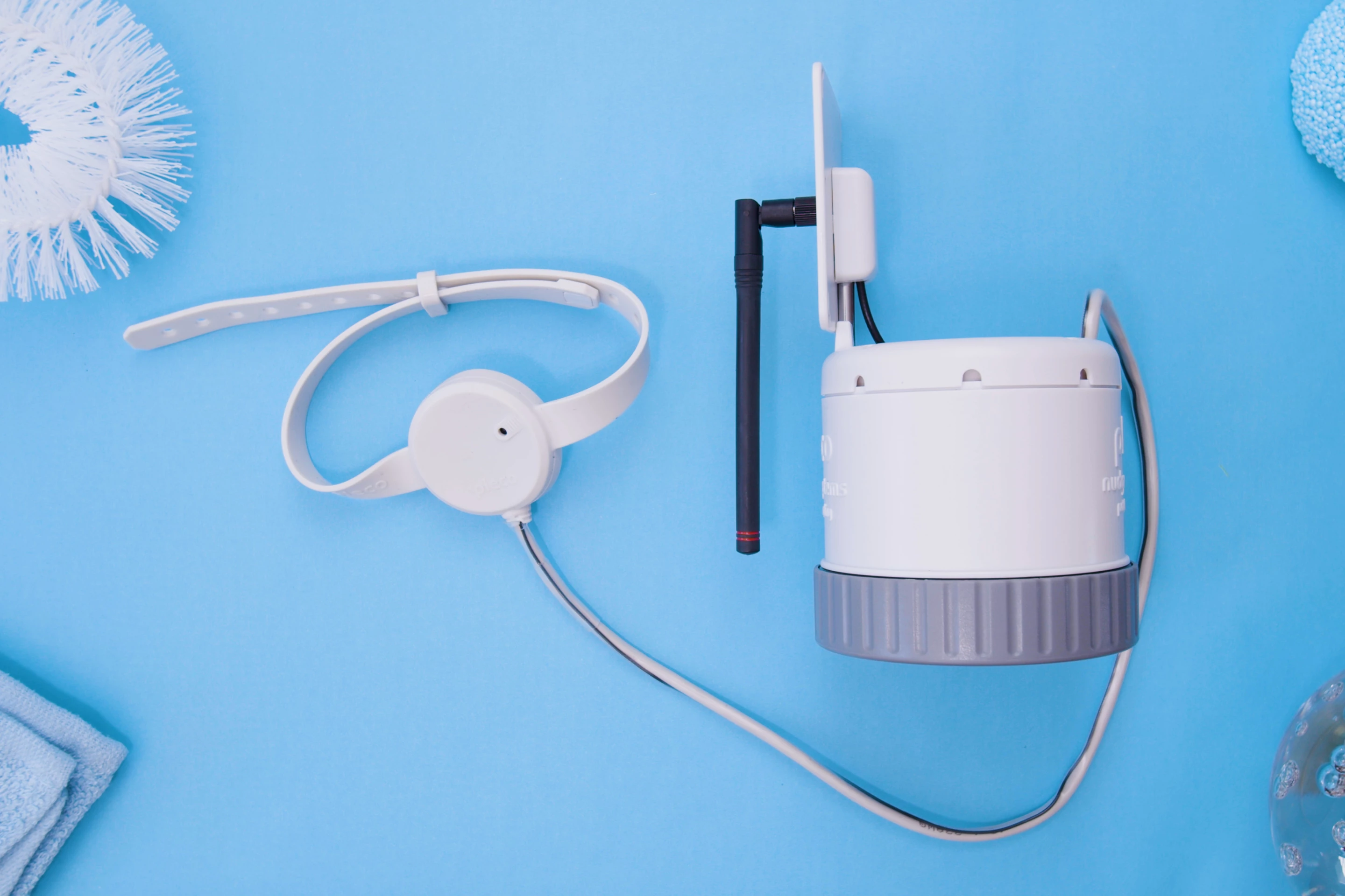 The Pleco sensor and the attached battery housing/transmitter unit