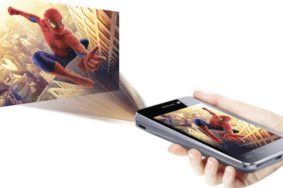 The MagicOn Ayane has a built-in pico projector