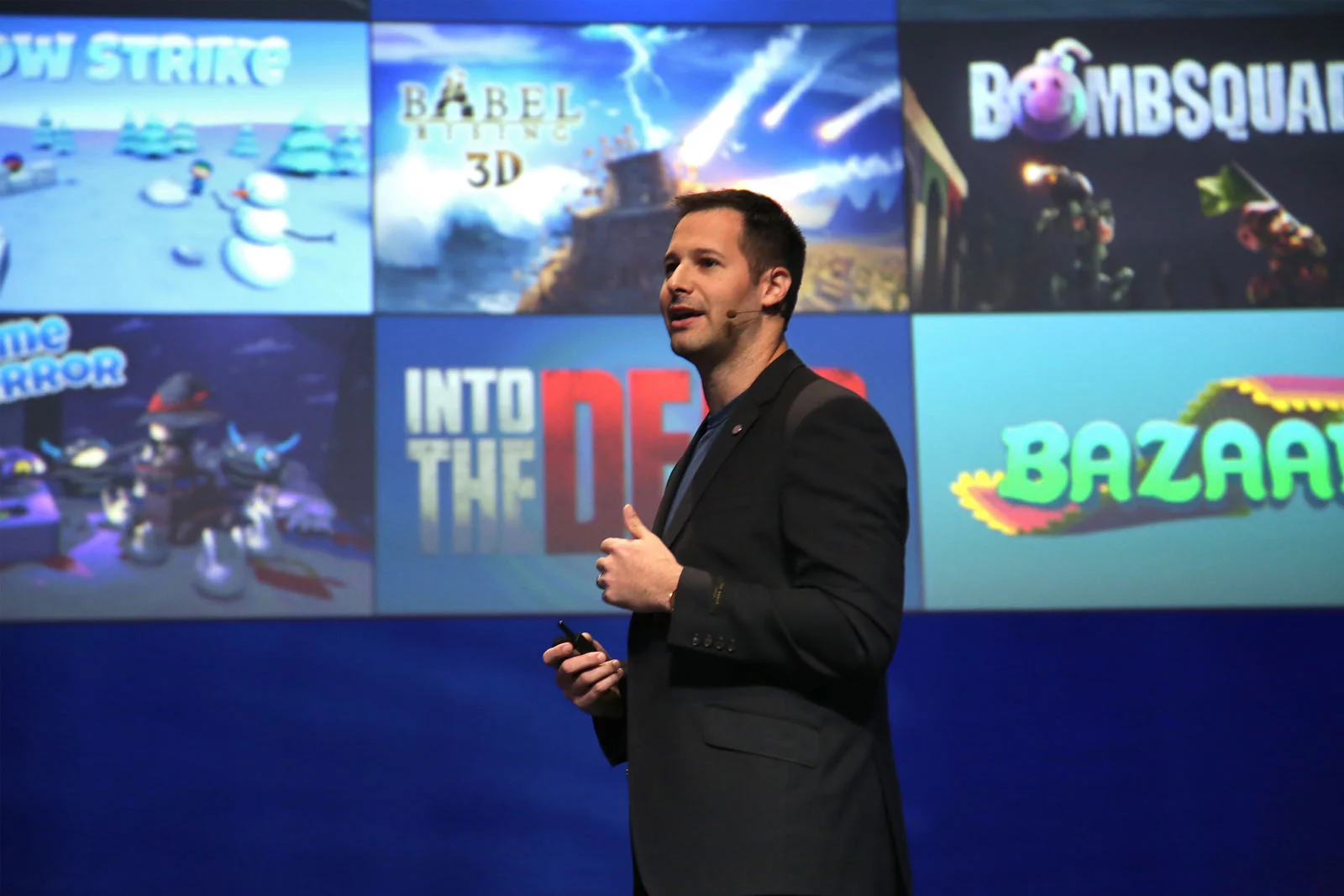 Max Cohen telling us about some of the launch games for Gear VR