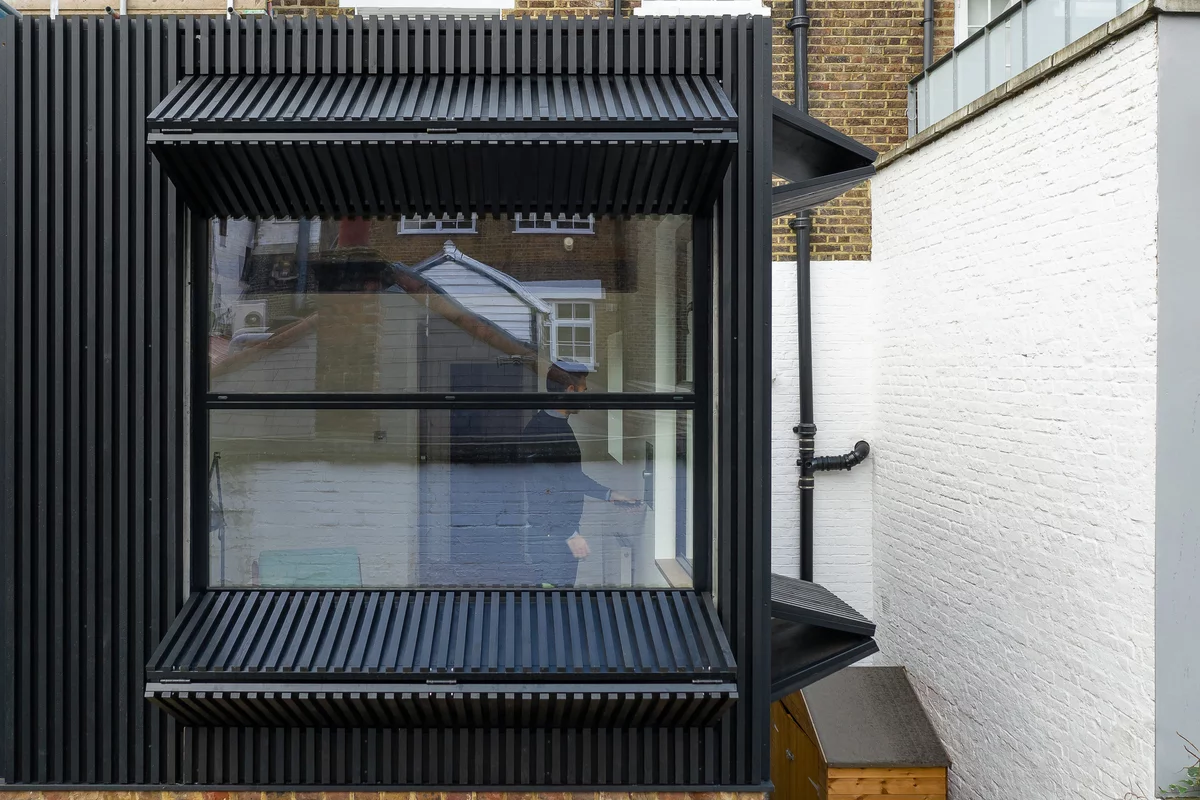 Black Box is located on a cramped London plot