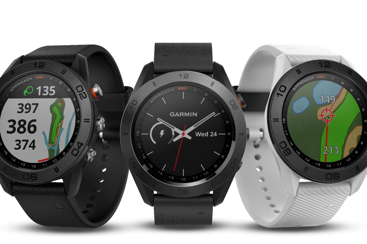 Garmin's Approach S60 golf watch comes pre-loaded with 40,000 courses from around the world