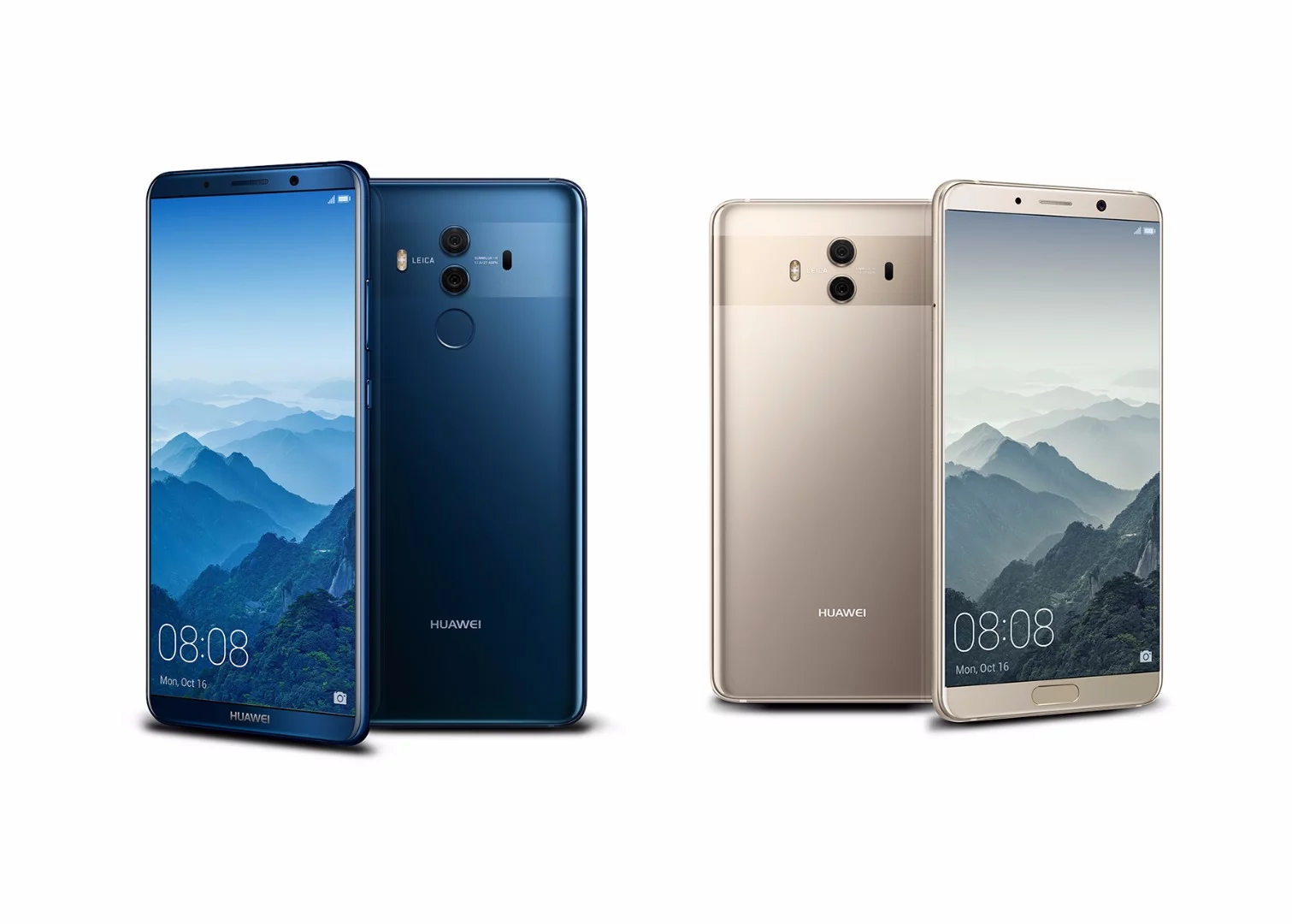 Both phones feature Huawei's new AI-enabled Kirin 970 chip