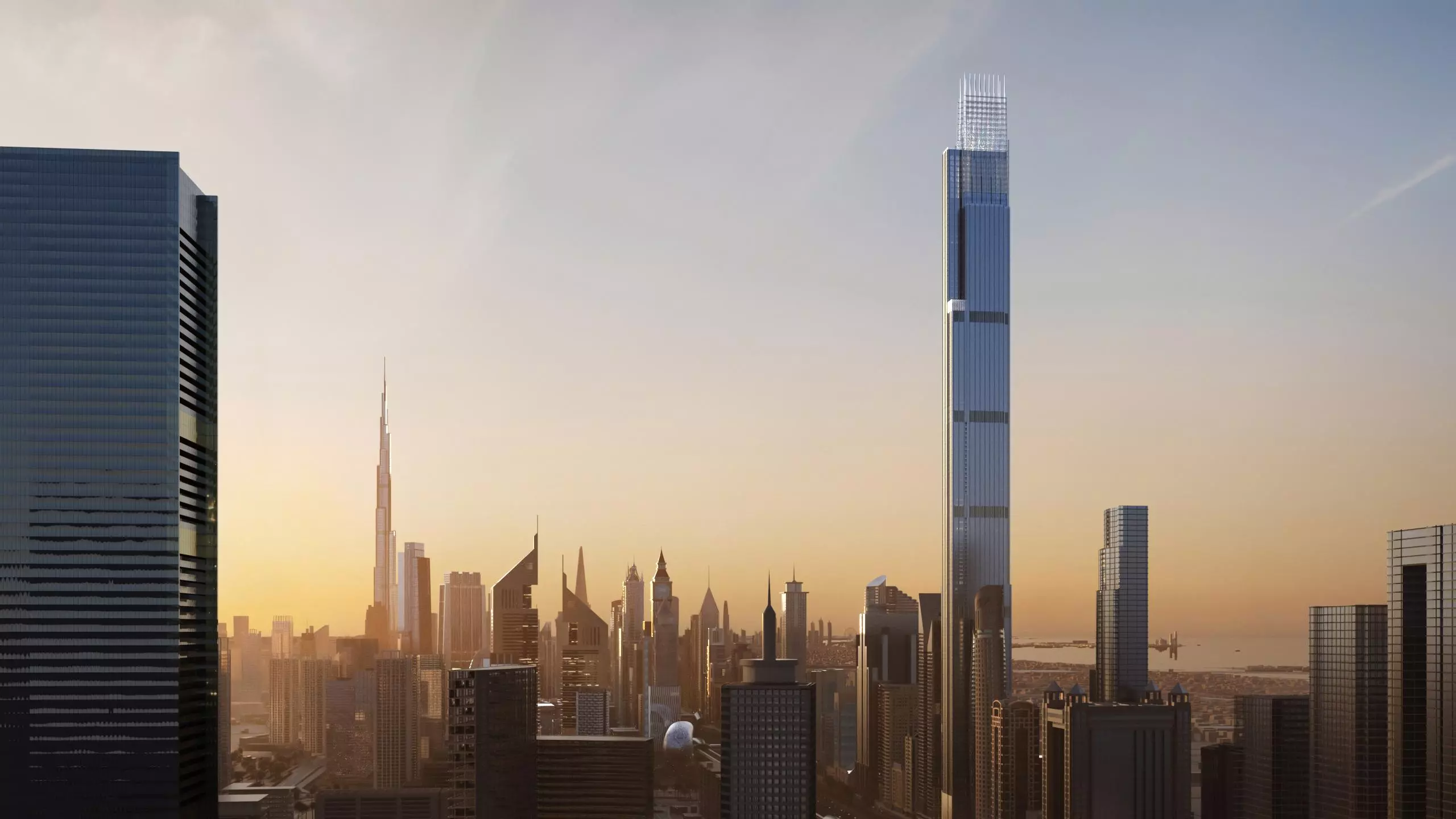 Soaring to an impressive height of 725 m (2,378 ft), the Burj Azizi will be the second-tallest skyscraper in the world