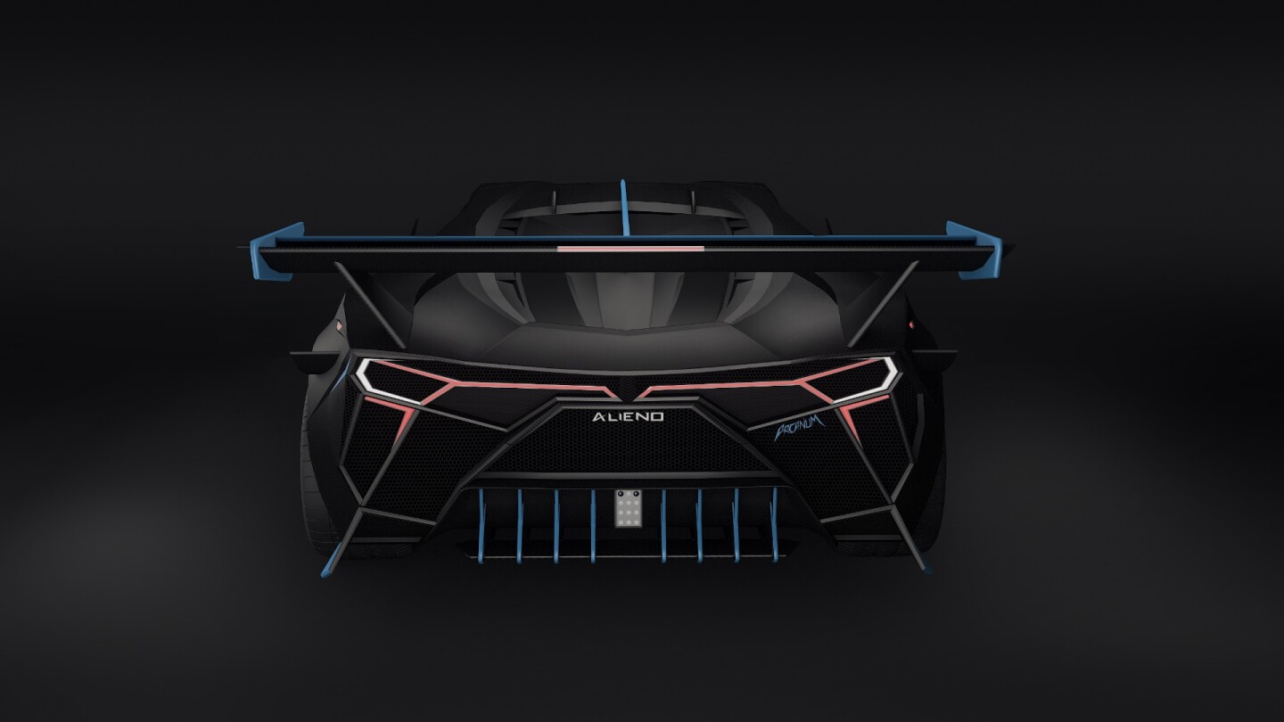 Alieno Arcanum: designed to look like Darth Vader from behind. Kinda gets there.