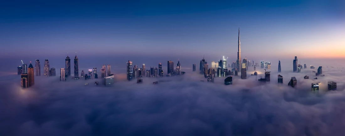 First Place - Amateur, Built Environment. City in the Clouds. Dubai, UAE